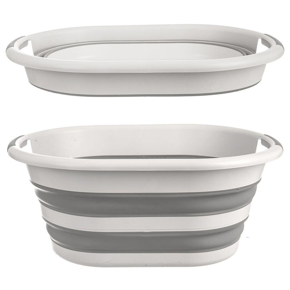 KEMP 38 L Silicone Foldable Laundry Basket