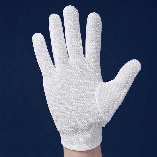 1/2/3 Pairs Formal White Gloves for Men Women, Anti-slip Breathable Uniform Gloves, Costume Dress Gloves for Halloween Cosplay Party