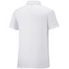 Mizuno Training Wear Polo Short 4XL Shirt, Button-Down, Sleeve, Moisture-Wicking, Quick-Drying, White/Black,
