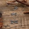 Artistic Dragonfly Pendant Necklace Elegant Collarbone Chain Dragonfly Neck Jewelry Suitable for Fashion Enthusiasts