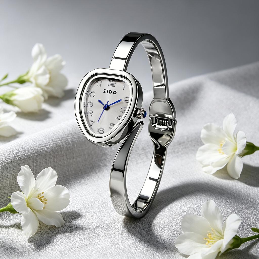 Serpentine Dial Quartz Watch Bracelet Watch Lady Temperament Elegant