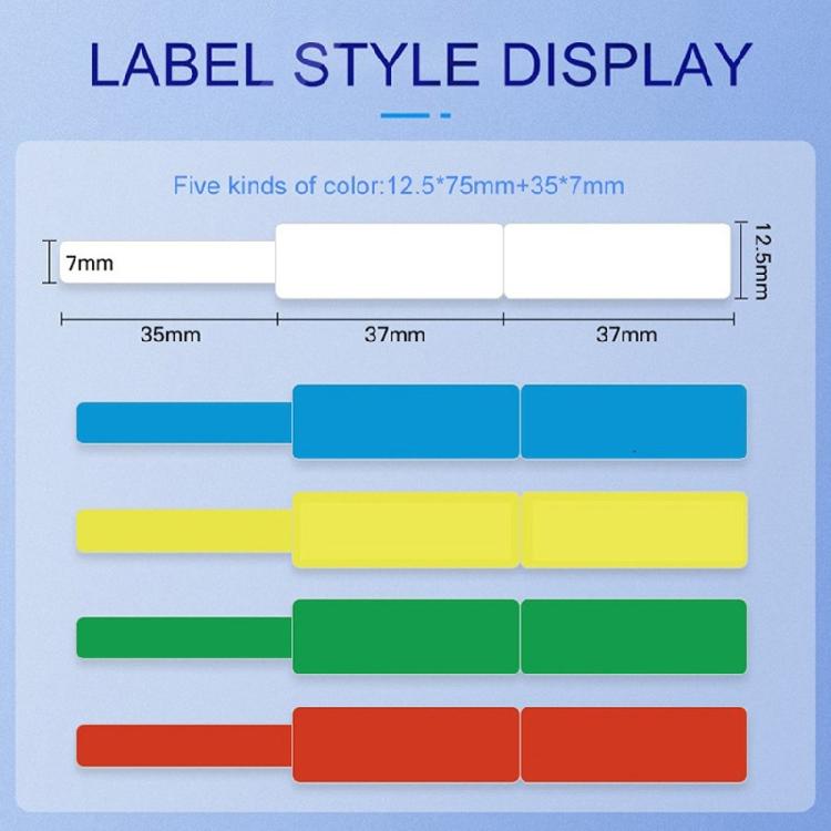 Printable Thermal Labels Adhesive Paper Label Waterproof Oil Proof Cable Labelling Sticker For Office School Hospital