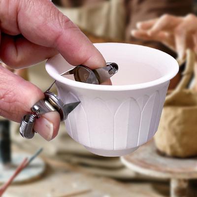 2Pcs Pottery Clay Glaze Clamps Fingertip Dipping Clips Practical Portable Easy To Clean