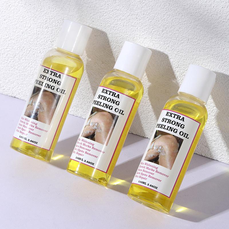 

110Ml Yellow Peeling Oil For Dark Skin Strong Peel Oil Extra Strength Brightening Skin Tone Moisturizing Skin Care Exfoliating