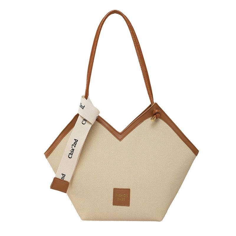 Retro fashion tote bag women 2025 new commuting large capacity shoulder bag trendy casual underarm bag women