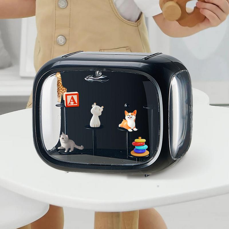 Display Cases For Collectibles Dustproof Figure Display Case Dust And Moisture Proof Miniature Display Storage Case For Action