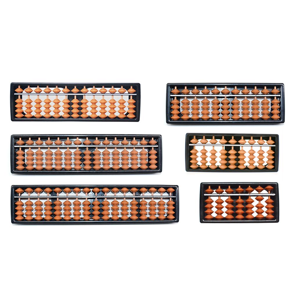 Sıfırlama Düğmeli Profesyonel Abaküs Kaymaz Kauçuk Ayaklar Öğrenciler Öğretmenler Matematik Dersleri için Çince Abaküs Hesap Makinesi