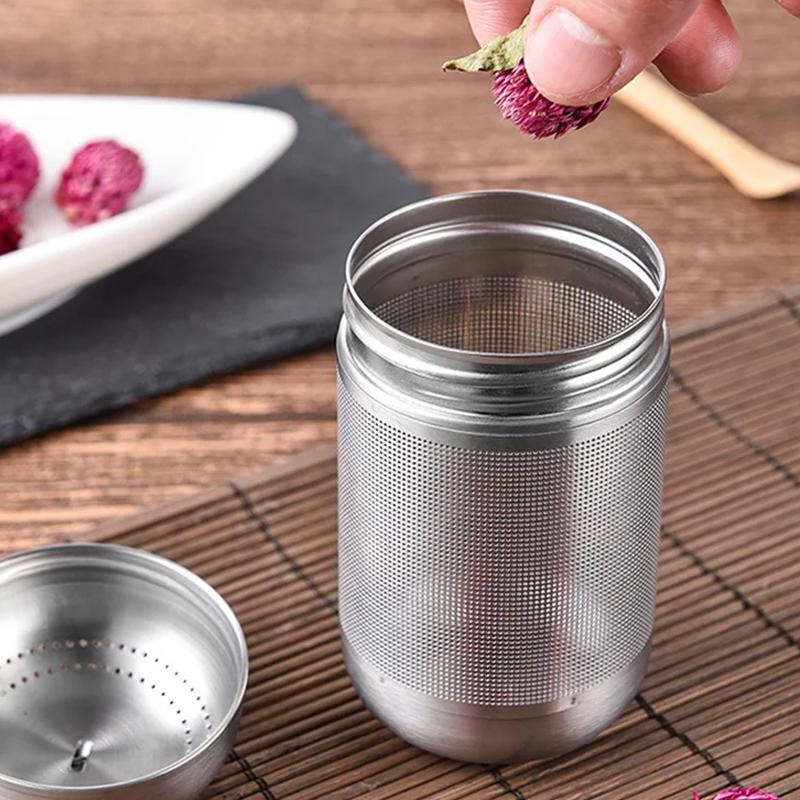 Tea Strainer Stainless Steel Tea Infuser Tea Leaves Spice Seasoning Ball Strainer Teapot Fine Mesh Coffee Filter Teaware