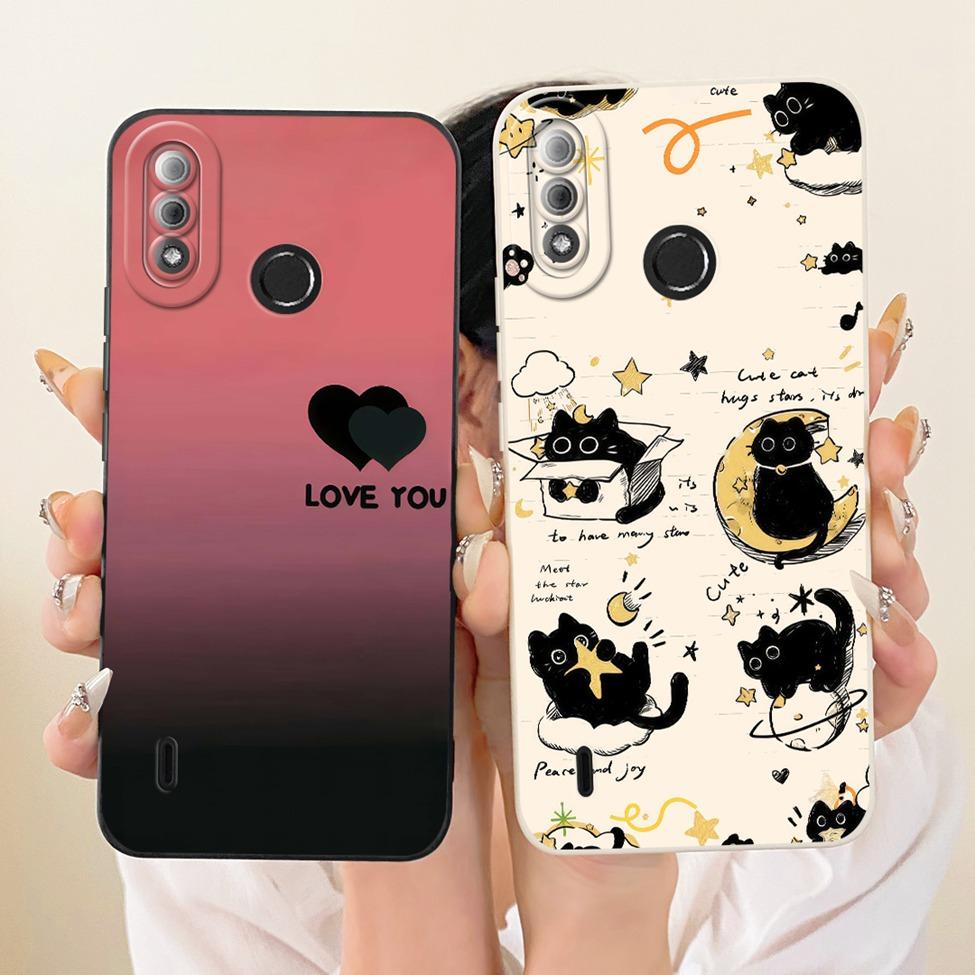 For ITEL A56 Pro Case For ITEL A56 Cover Luxury Fashion Cool Kawaii Cute Painted Silicone Phone Casing