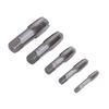 5 Pcs NPT Pipe Tap Set Accuracy Plumbing Thread Tap Repair Tools for Plumbers Mechanics DIYers Carbon Steel