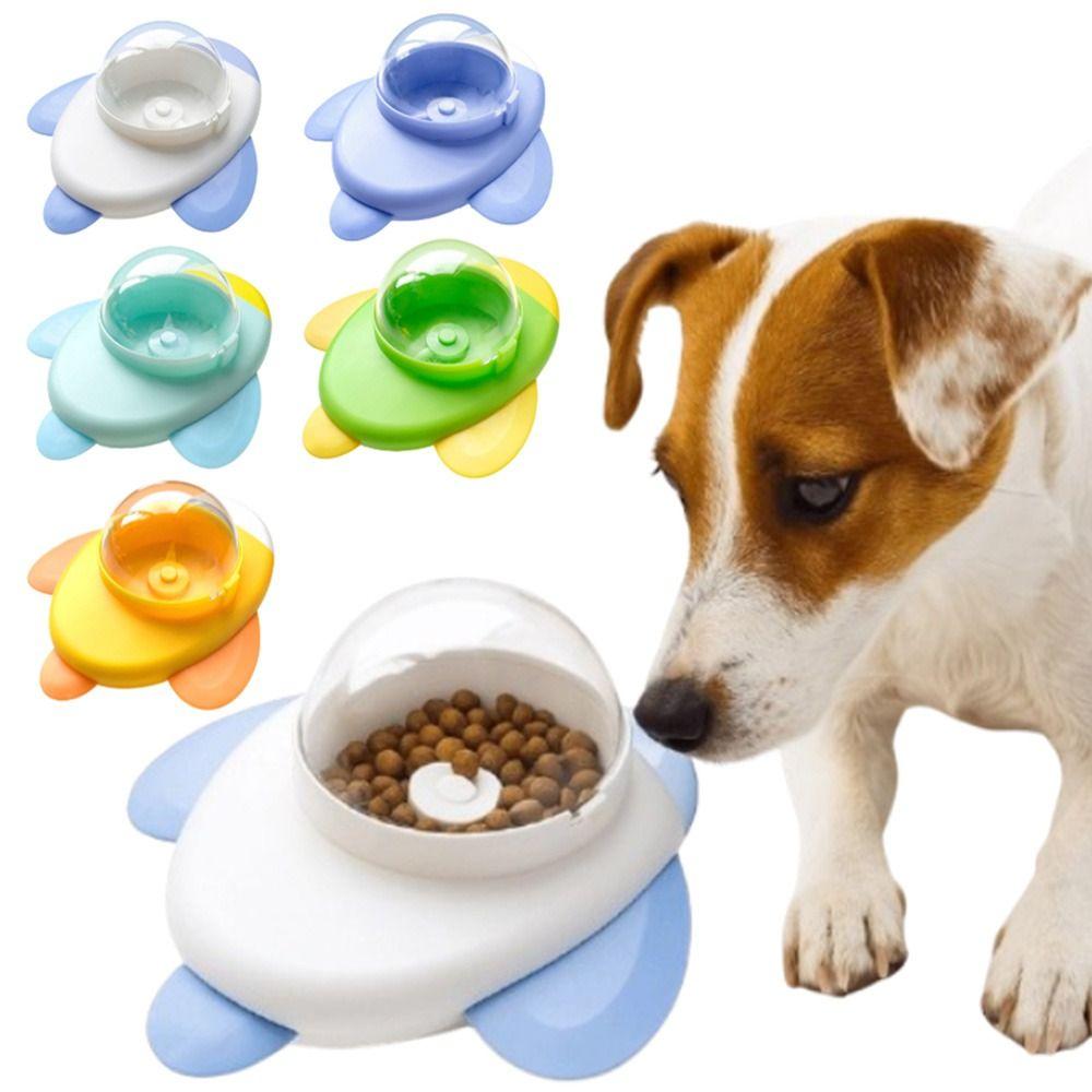 Adjustable Hole Pet Automatic Rotation Feeder Creative Dog Snack Slow Feeder Pet Supplies