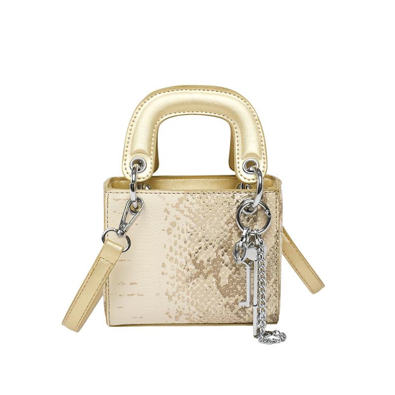 Womanbags women's bag 2025 European and American new fashion snake pattern retro handbag messenger tote bag tide