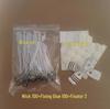 Scented Candle Wick Kit: 100 Wicks, 100 Glue Dots, 2 Holders