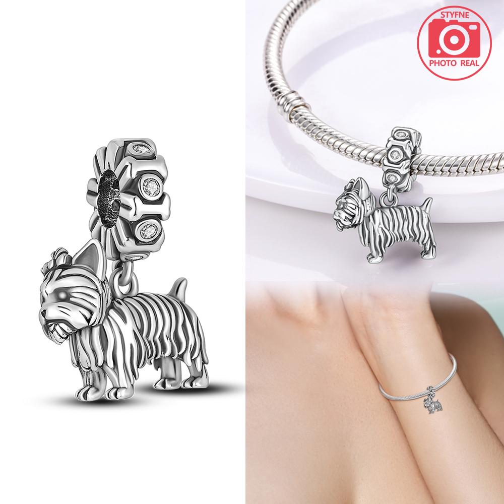 Dog Pet Charms Beads Copper Colors For Charms Copper Colors Original Bracelet For Jewelry Making