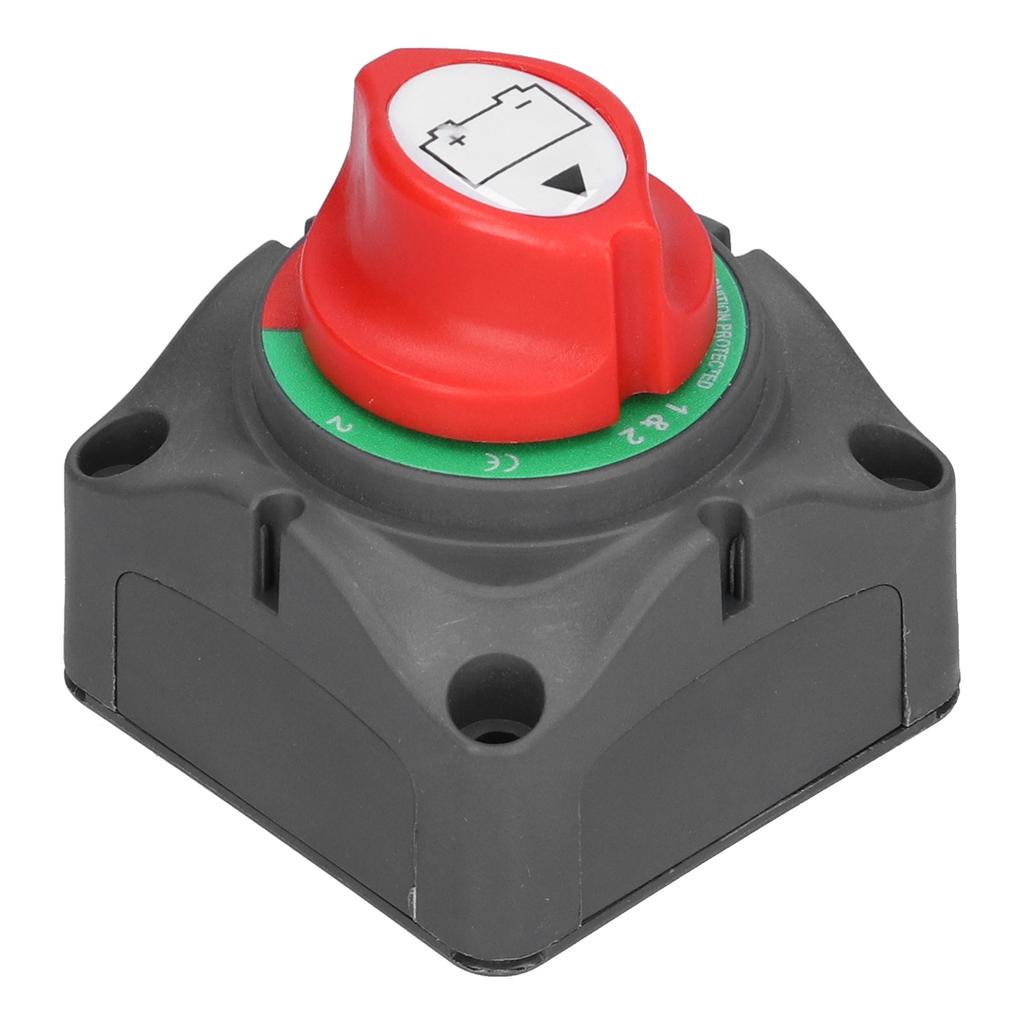 12V 3‑Gear Battery Disconnect Isolator Switch 8‑50V On Off Rotary ABS for Yacht Car Train