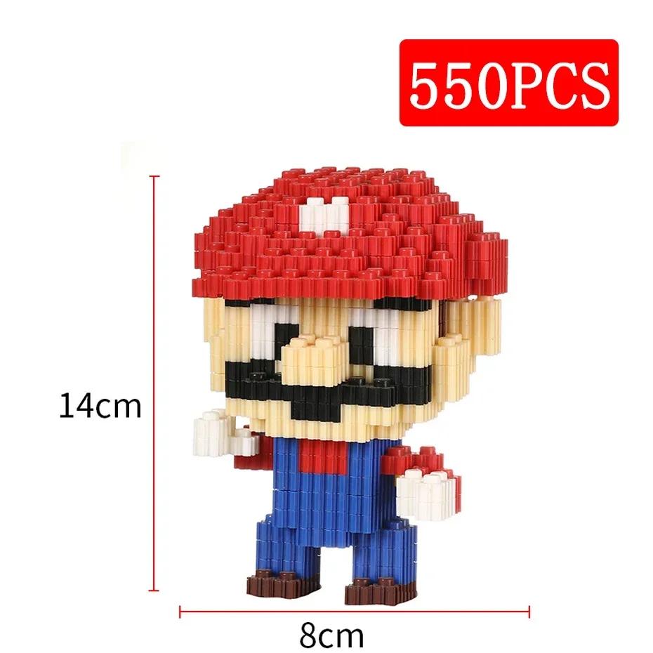 Stitch Mickey Minnie Mouse Doll Star Derena Belle Assemble Kids Building Blocks Puzzle Assembly Toys Kids Gifts