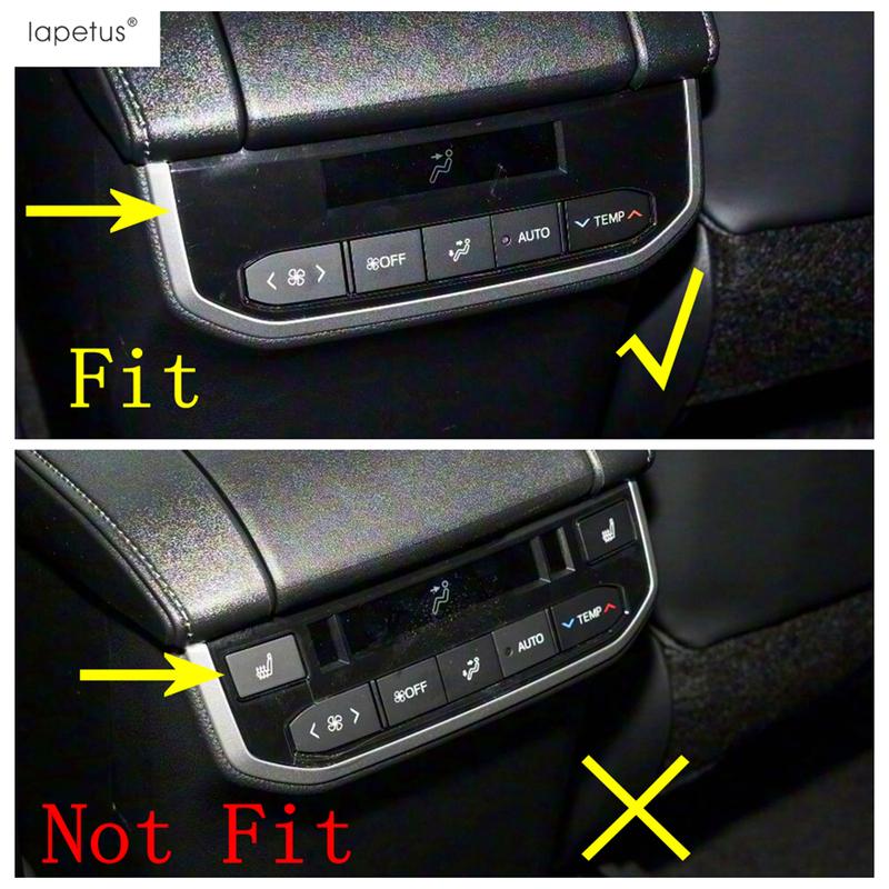 Car Rear Air AC Conditioning Control Adjustment Panel Decoration Cover Trim Fit For Toyota Highlander / Kluger XU70  - 2025