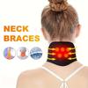 Self-heating neck brace equipped with magnetic neck massage function, providing relaxation without additional equipment