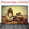 Modern Abstract Canvas Art Wall Poster For Living Room Decor