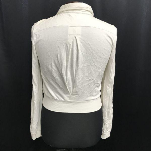 DIESEL Short Denim Jacket Men’s XXS White Cotton High Waist(USED)