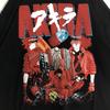 [USED] 3683AKIRA Single Stitch Anime Short Sleeve T-Shirt Black