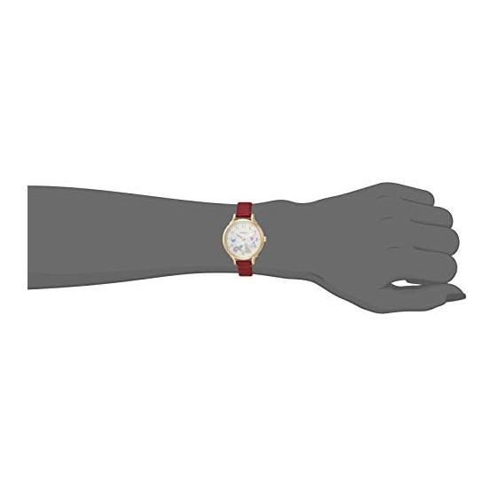[Fieldwork] Watch Analog Syrup Leather Strap GY006-4 Women's Red