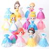 Princess Figure Set: Includes Changeable Outfits & Dolls for Kids' Pretend Play - Perfect Toy Gift for Girls