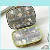 Portable Ten Compartment Medication Organizer With Large Capacity For Weekly Pill Storage