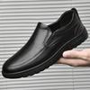 Fashion High Quality Mens Loafers Genuine Leather Men Casual Shoes Handmade Moccasins Breathable Male Walking Shoes Comfort Travel Flats