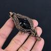 Lady Face Black Onyx Jewelry,999 Copper Wire Wrapped Pendant Handmade Gemstone Jewelry, Gifts For Wife Brand New Pendant