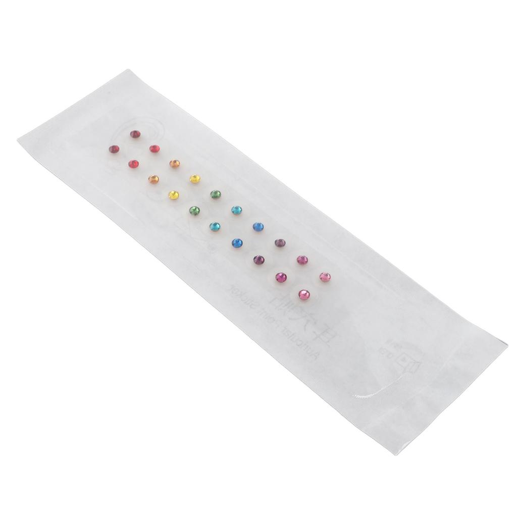 20 Ark Krystall Akupunktur Øreperler Plaster Smertefri Klar Tape Akupressur Øretrykk Perleplaster