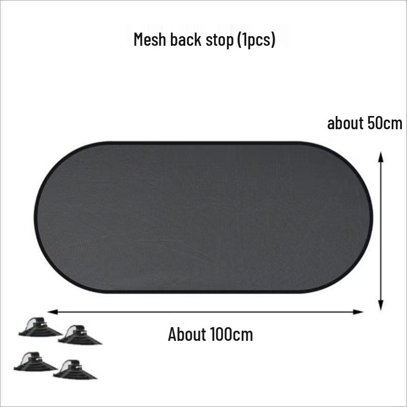 Car Front & Rear Windshield Sunshade Curtains - Heat Insulation Film for Sun Protection