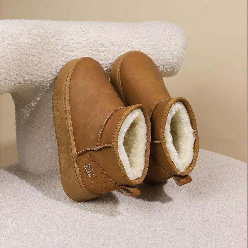 Winter Anti Slip Thick Bottom with Velvet Snow Boots for Women