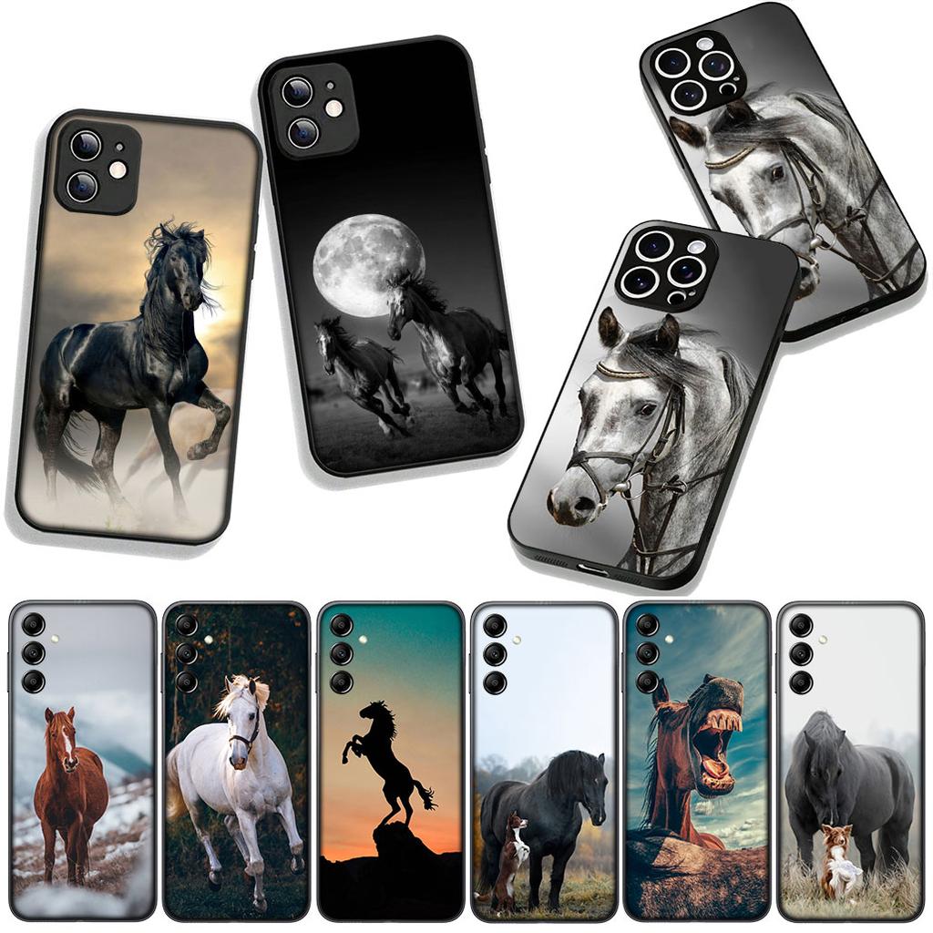 Phone Cover Running Wild Horse Cool Casing for Apple iPhone 17 16 11 Pro XS Max XR 6 7 8 Plus + 16E SE 2020 Air 5 8+ Case