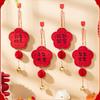 Non Woven Fu Character Hanging Ornament Chinese Style New Year Lucky Decoration  Bedroom Decoration
