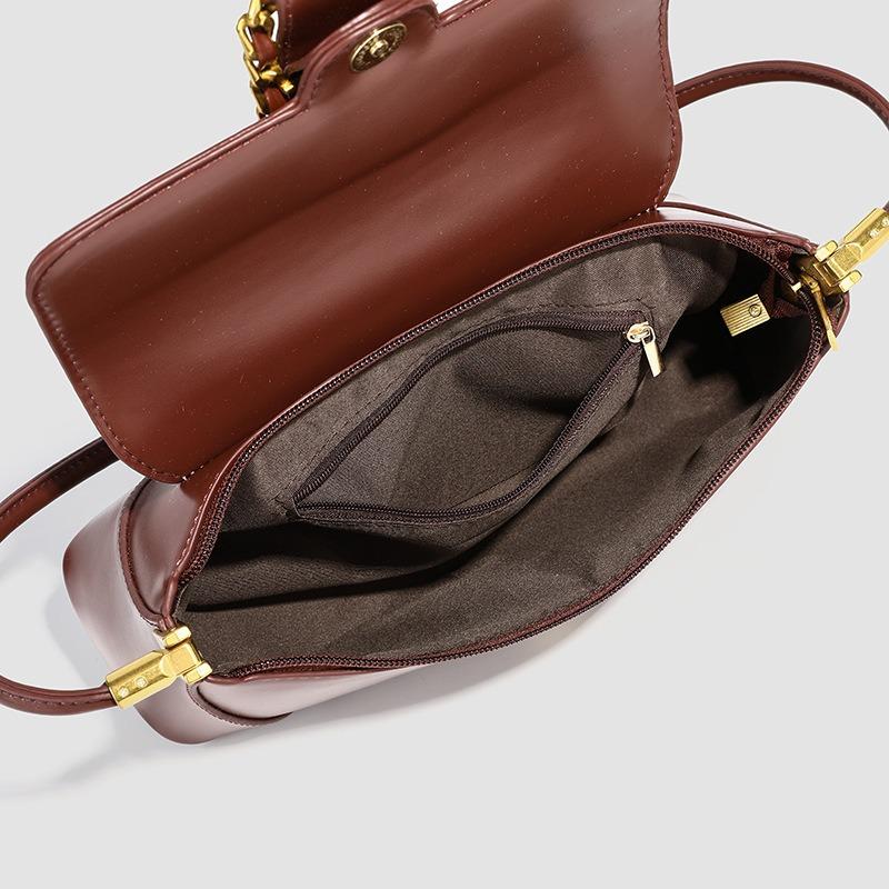 French Niche Underarm Bag for Women 2025 New Trendy High-end Fashion Single Shoulder Crossbody Handbag Baguette Bag