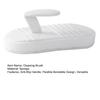 Reinigungspinsel Anti-Rutsch-Griff Flexibles Biegsames Design Badewanne Fliesenboden Toilette Tiefenreinigungspinsel Entfernt Hartnäckige Badezimmer
