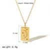 European and American Fashion Trends, Charm, Sun, Moon, Stars, Stainless Steel Necklace