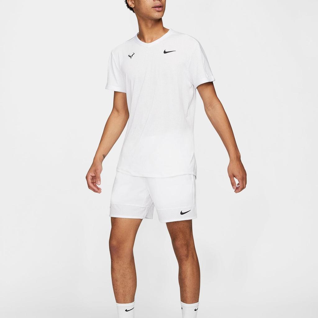 Nike Logo Comfortable Tennis Sports Shorts Men shorts White CV7874-100