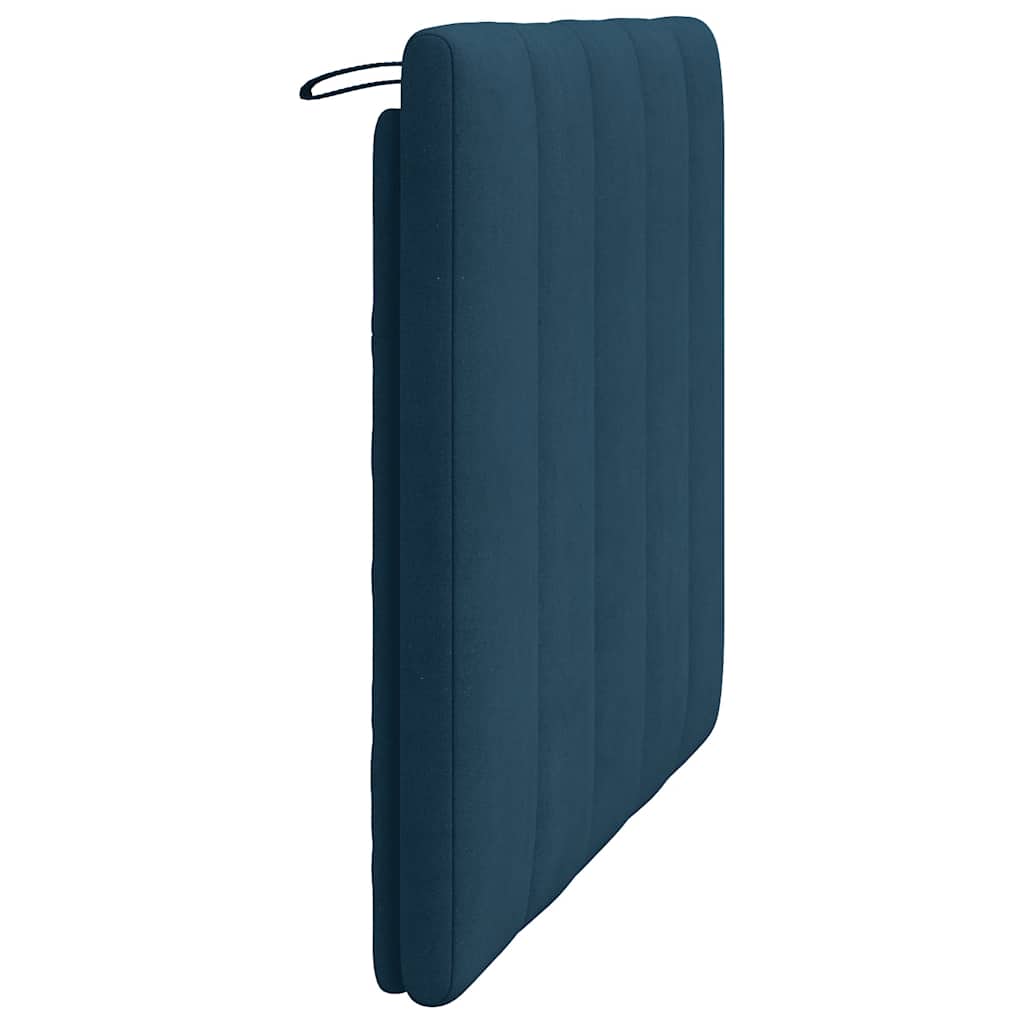 Vidaxl Headboard Cushion, Blue, 100 Cm, Velvety