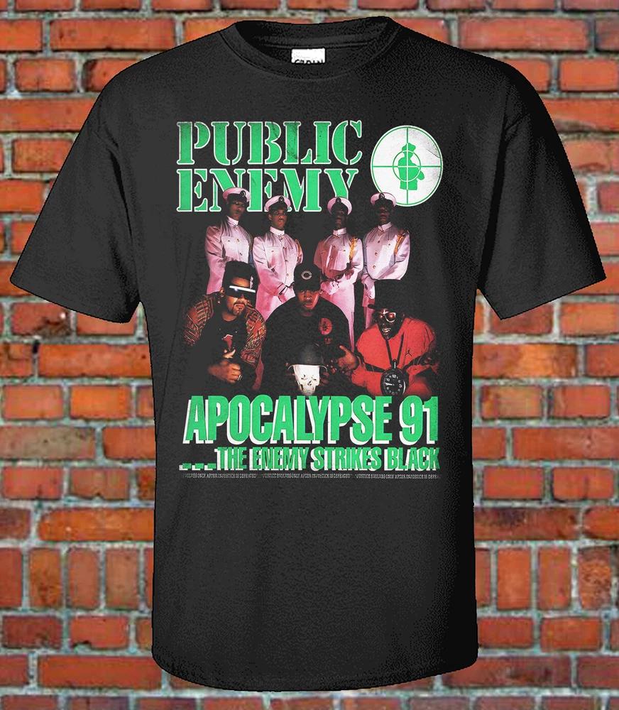Public Enemy Apocalypse 91 Graphic Rap Tee M