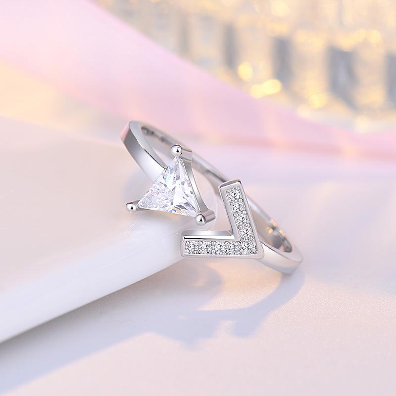 Lindon Clasic din aliaj de cupru Inel cu zircon Bijuterii pentru dama Cadou de petrecere de promisiune de nuntă