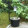 Solar Lamp Post with Planter 2-in-1 Solar Powered Light Plant Pot Waterproof Decorative Light for Garden Yard Front Porch