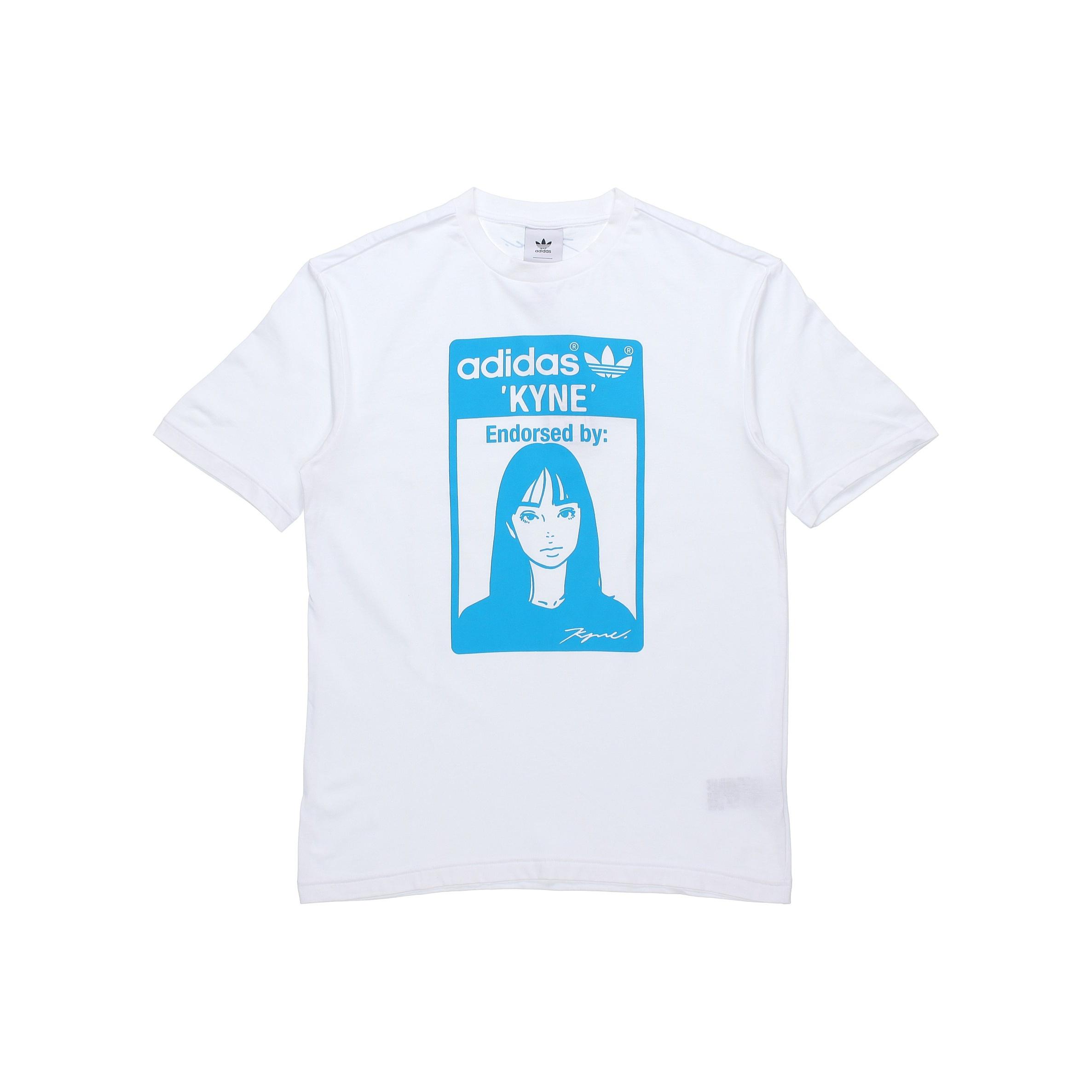 

Adidas Stan Smith Kyne Graphic Tee White/Blue Мужская уличная одежда HA9996 S