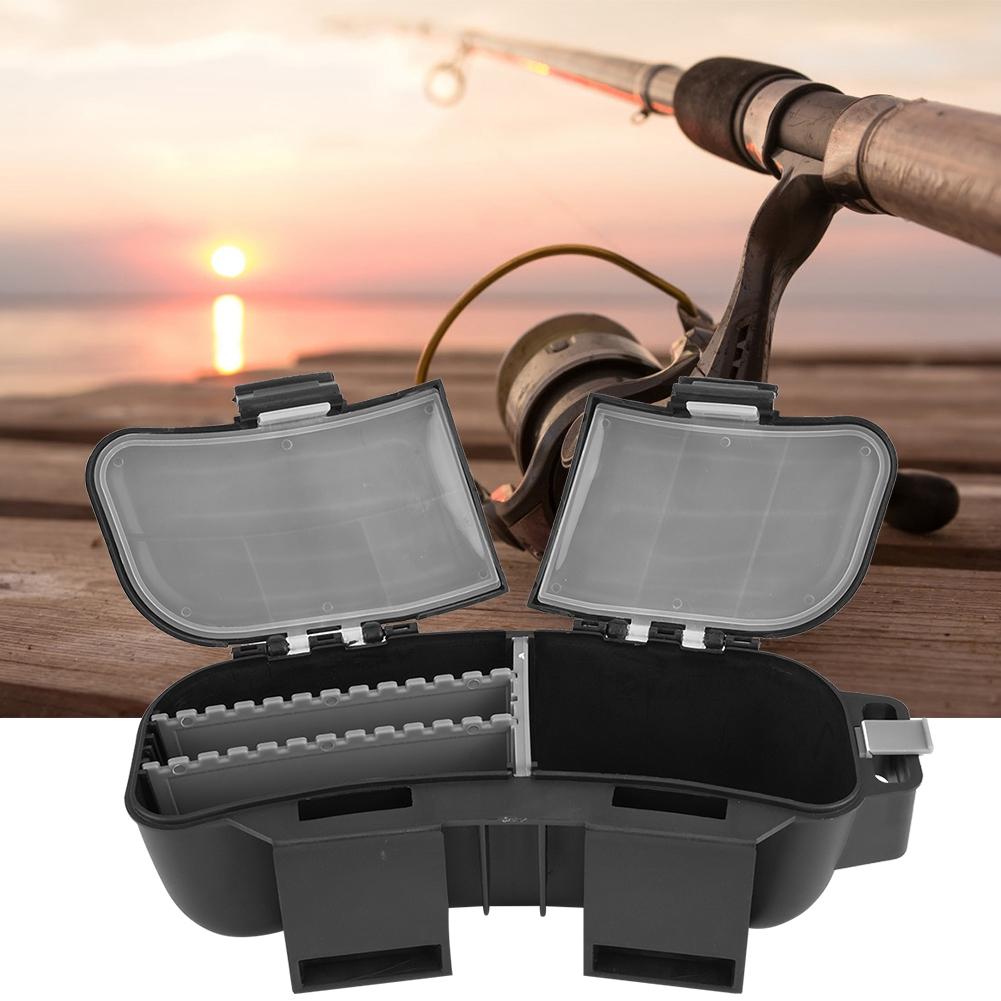 Fishing Tackle Box Portable MultiFunctional Waist Bag, Fishing Tackle   Box for Lures Baits Hook, Fish Bait Waist Box Fishing Gr, 10.2*4.3*3.