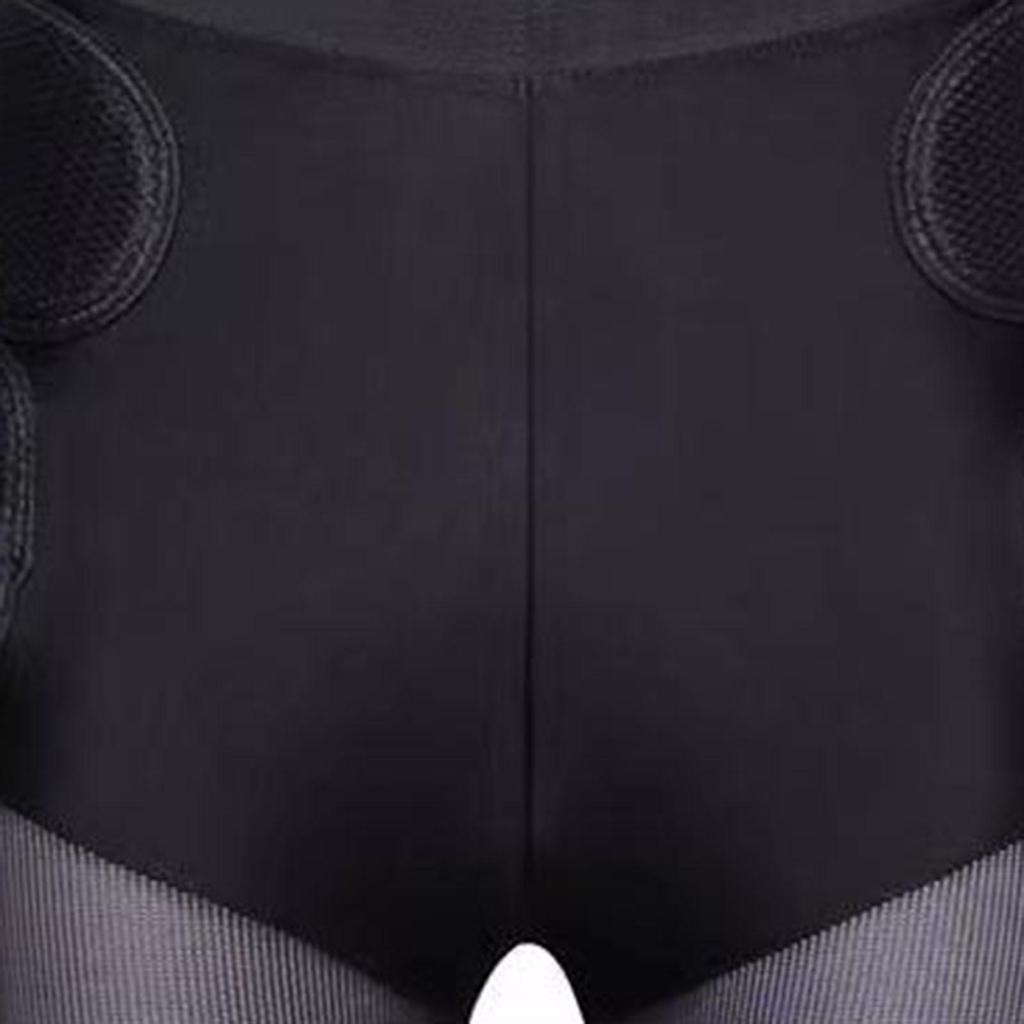 Mehrschichtige Hüftschutz-Polsterhose Elastischer Bund Motorrad-Schutzhose für Downhill-Sportarten