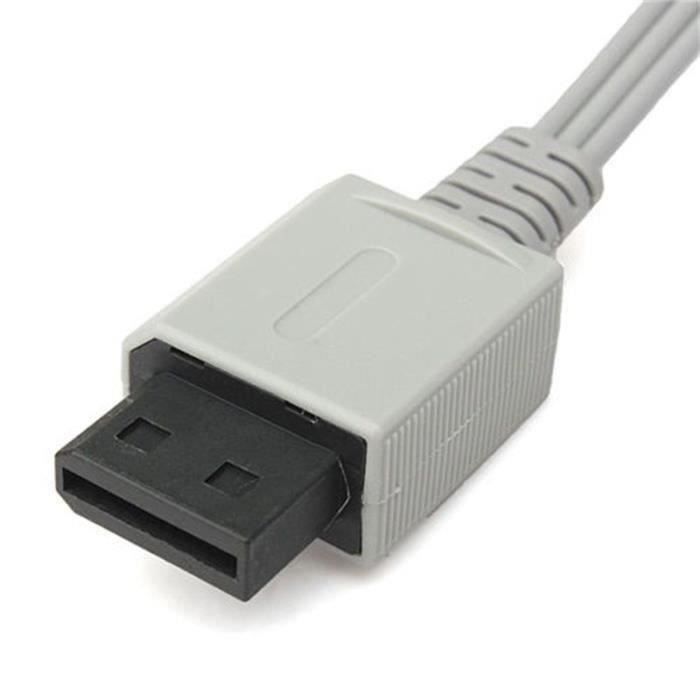 Hot Audio Video AV Premium Composite 3 RCA Transmission Cable for Nintendo Wii 1.8m