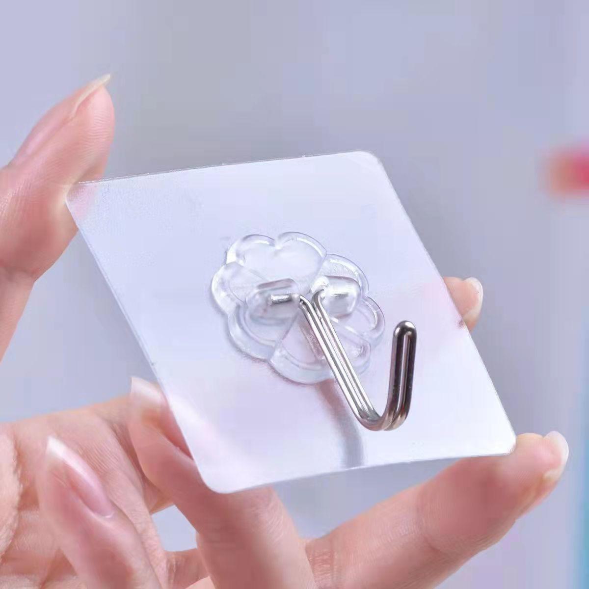 

Прозрачный, бесследный, крепкий липкий крючок - Волшебный крючок без гвоздей 6*6 прозрачный