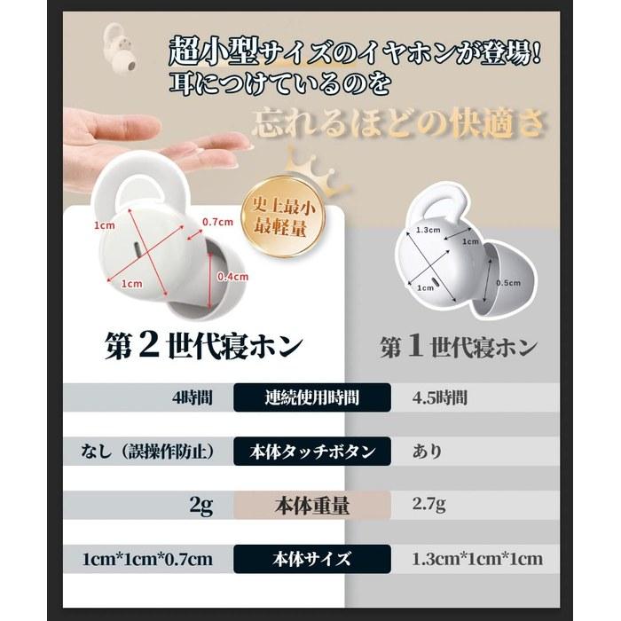 [Ne-Hon] Sleep Earphones L29 (2nd Generation, Off-White)