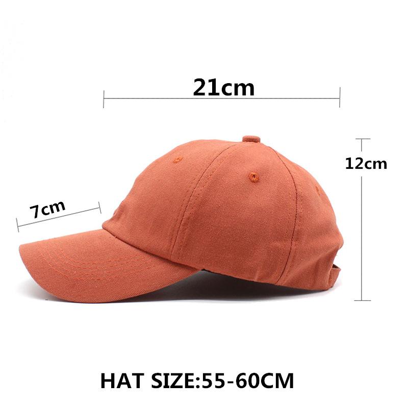 Small Watermelon Embroidered Adult Cotton Baseball Cap For Men And Women Outdoor Travel Sunshade Sunscreen Cap